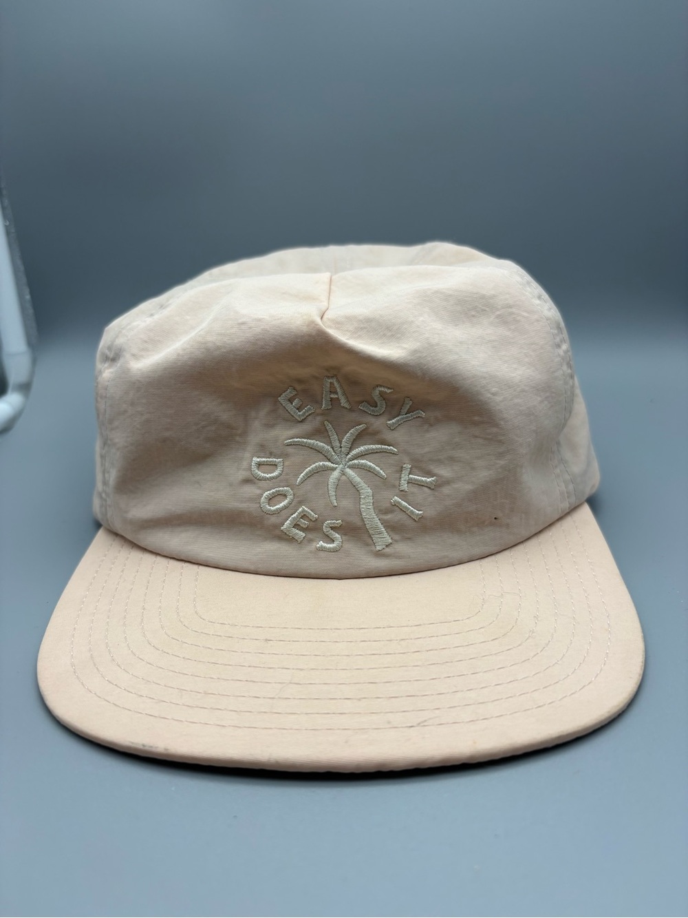 Katin Surf | Easy Does It Palm Nylon Snapback Hat - Light Pink Cream